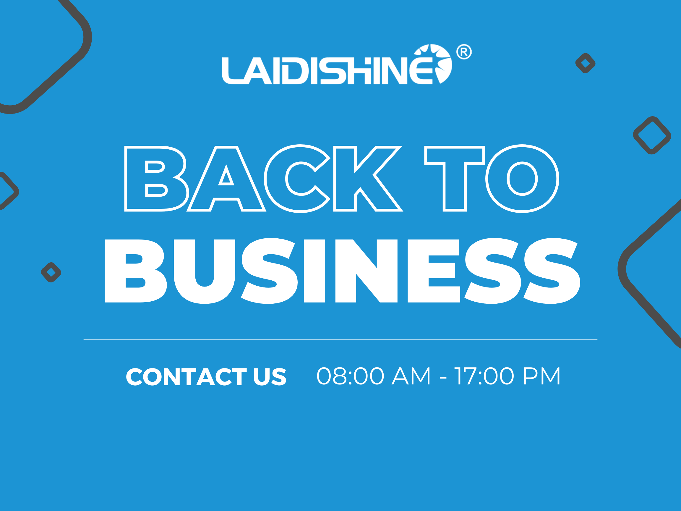 Laidishine back to business