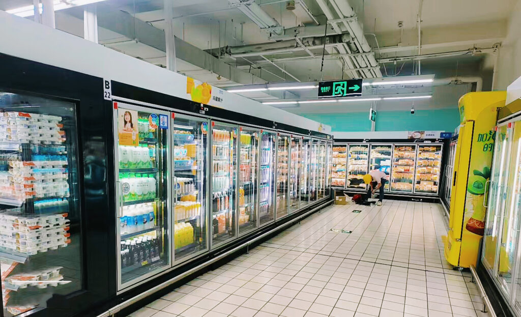 Iluminación comercial para supermercado