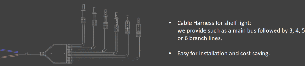 Cable Harness For Shelf Light