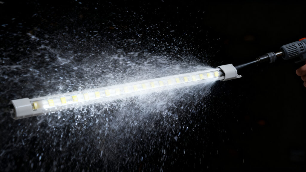 Strong Water Spray LED Light