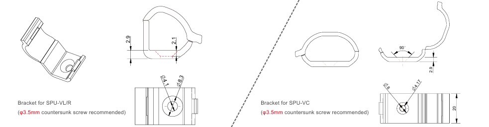 Install With Brackets