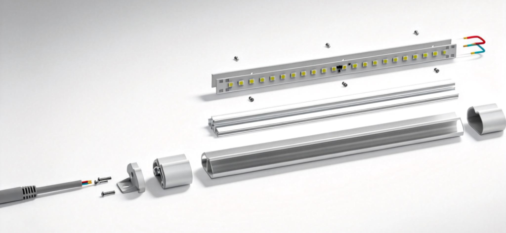 Overall Composition Of LED Freezer Light Strips