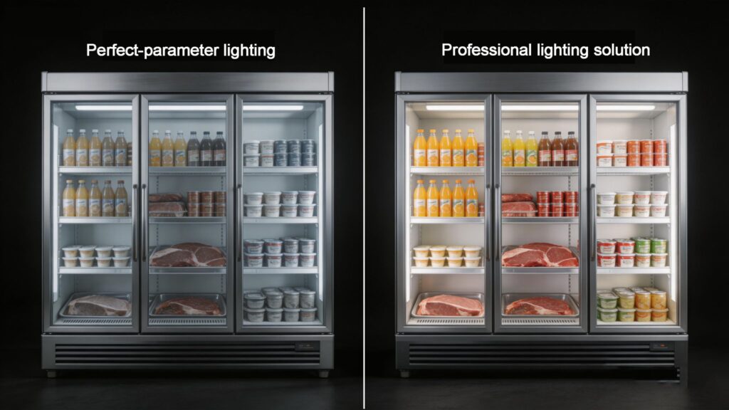 Comparison Of The Same Ingredients Under Different Color Temperatures